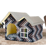 Removable Dog Beds Double House For Small Medium Large Dogs Cushion House Kennel Nest Luxury Pet Products 55 x 40 x 42 cm