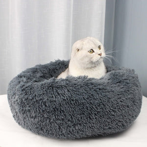 Enough in Stock Pet Bed Fluffy Luxe Pet Bed for Dogs & Cats, Anti-Slip, Waterproof Base Durable 40-100cm