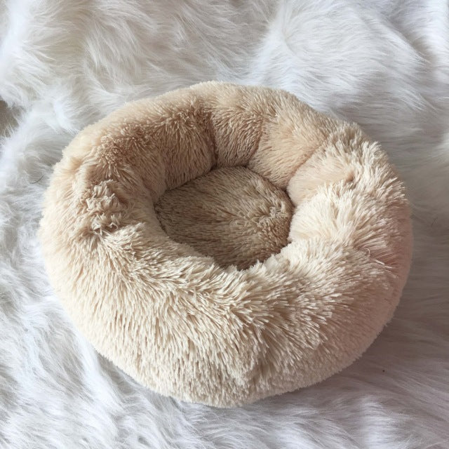 Enough in Stock Pet Bed Fluffy Luxe Pet Bed for Dogs & Cats, Anti-Slip, Waterproof Base Durable 40-100cm