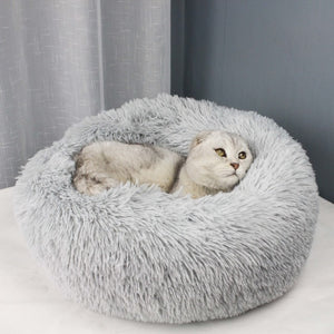 Enough in Stock Pet Bed Fluffy Luxe Pet Bed for Dogs & Cats, Anti-Slip, Waterproof Base Durable 40-100cm