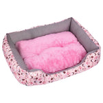 6 Size Pet Bed Dog Warm Pad Winter Mat Striped Pet Products Small Medium Large Big Size Easy to Clean Kennel Waterproof Pet Nest