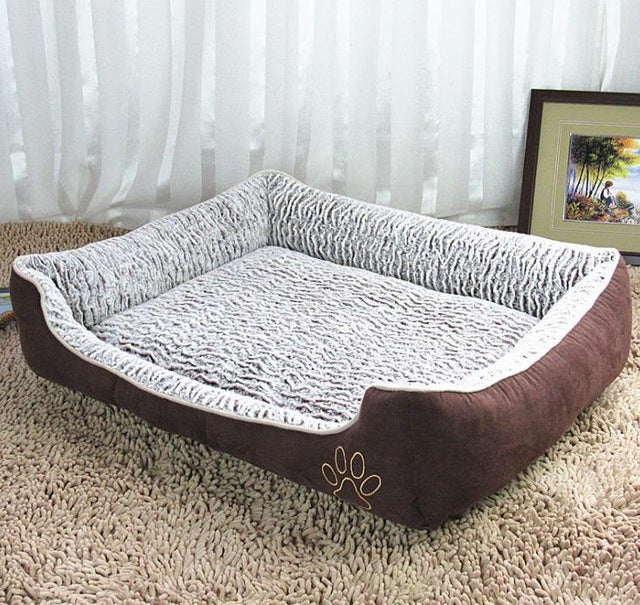 Dog Bed for Large Dogs Waterproof Detachable Lounger Sofa Cat Bulldog Bedding Kennel Mechanical Wash Pet Products Extra Size Bed