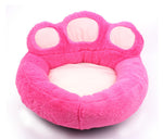 Cute Winter Warm Fleece Dog Bed Round Small Medium Large Dog Beds Extra Large Pet Plush Mats Soft Bear Paw Shaped Cats House