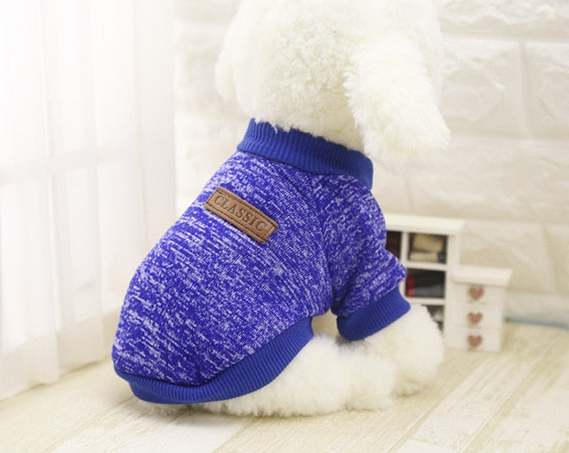 Dog Clothes For Small Dogs Soft Pet Dog Sweater Clothing For Dog Winter Chihuahua Clothes Classic Pet Outfit Ropa Perro 15S1