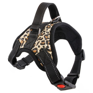 New Pets Dog Harness Vest Reflective Tape Breathable Mesh Pet Dogs Leash Harness Dog Collar Accessories