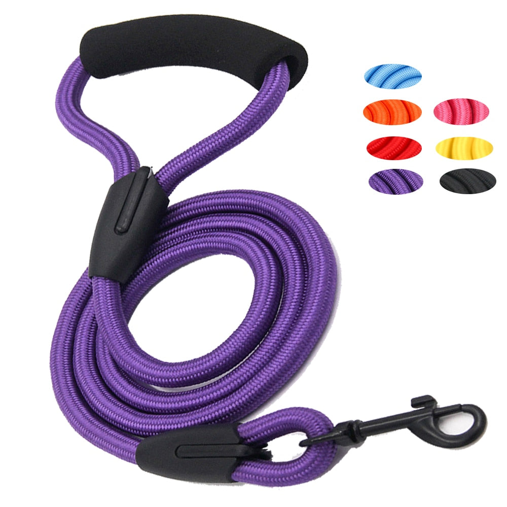 dog leash running walk train for large small cat pets Leashes dogs leash rope nylon   Tenacity 7 colors 3 sizes