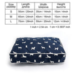 High Quality Pet Dog Bed Soft Sofa Waterproof Dog Bed For Sleeping Small Medium Large Dog Cat Mat With Animal Pattern PY0108