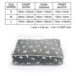 High Quality Pet Dog Bed Soft Sofa Waterproof Dog Bed For Sleeping Small Medium Large Dog Cat Mat With Animal Pattern PY0108