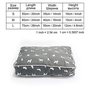 High Quality Pet Dog Bed Soft Sofa Waterproof Dog Bed For Sleeping Small Medium Large Dog Cat Mat With Animal Pattern PY0108