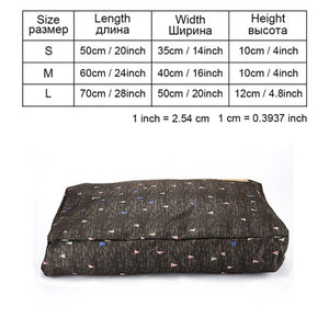 High Quality Pet Dog Bed Soft Sofa Waterproof Dog Bed For Sleeping Small Medium Large Dog Cat Mat With Animal Pattern PY0108