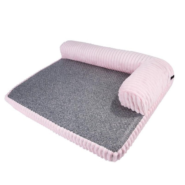 Sponge Pet Bed Waterproof Pet Products Detachable Lounger Sofa Washable Puppy Bed Soft Pillow Cama House For Cat Plus Size