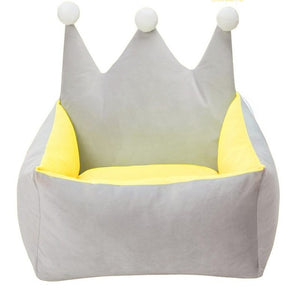 Pet Cat Dog Bed Cute Crown Shape Suitable for Small and Medium Dogs Cat Bed Bite Detachable and Washable Warm Winter Teddy Nest