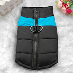 Clothes for Large Dogs Waterproof Dog Vest Jacket Winter Nylon Dogs Clothing for Dogs Chihuahua Labrador Blue Pink