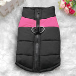 Clothes for Large Dogs Waterproof Dog Vest Jacket Winter Nylon Dogs Clothing for Dogs Chihuahua Labrador Blue Pink