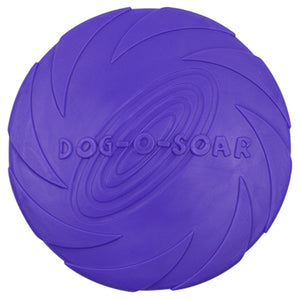 1pcs Funny Silicone Flying Saucer Dog Cat Toy Dog Game Flying Discs Resistant Chew Puppy Training Interactive Dog Supplies