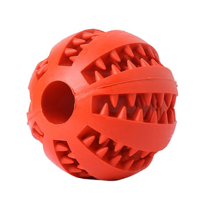 Pet Sof Pet Dog Toys Toy Funny Interactive Elasticity Ball Dog Chew Toy For Dog Tooth Clean Ball Of Food Extra-tough Rubber Ball