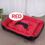 Bone Pet Bed Warm Pet bed linen For Small Medium Large Dog Soft Pet Bed For Dogs Washable House For Cat Puppy Cotton Kennel Wash