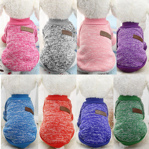 Dog Clothes For Small Dogs Soft Pet Dog Sweater Clothing For Dog Winter Chihuahua Clothes Classic Pet Outfit Ropa Perro 15S1